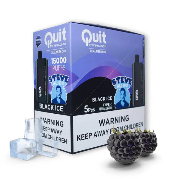 Quit- Steve Will Do It! Cuvie Glaze (0% Nicotine) - 5 Pack